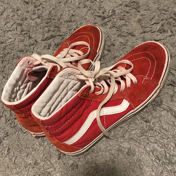 RED HIGH TOP VANS!! - Picture 4 of 5